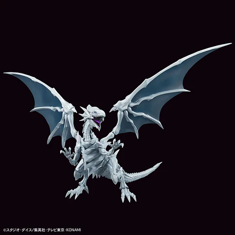 Bandai Hobby Gunpla Figure Rise Amplified Model Kit: Yu Gi Oh - Dragon Blanco de Ojos Azules