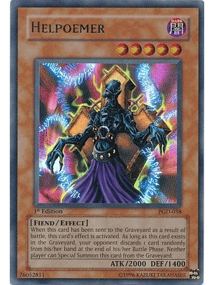 Helpoemer - PGD-058 - Ultra Rare 1st Edition