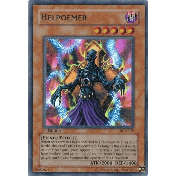 Helpoemer - PGD-058 - Ultra Rare 1st Edition