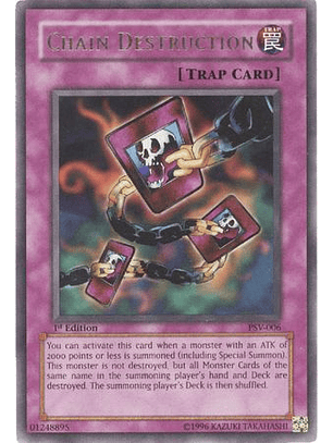 Chain Destruction - PSV-006 - Ultra Rare unlimited (desgastada)
