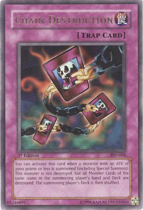 Chain Destruction - PSV-006 - Ultra Rare unlimited (desgastada)