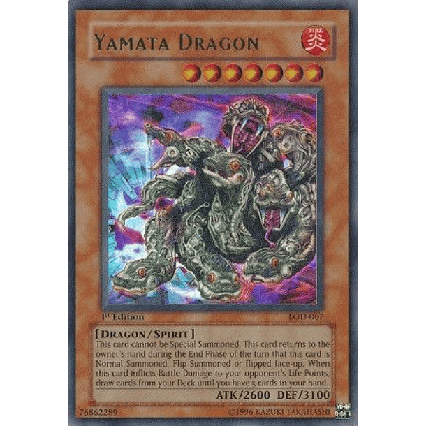 Yamata Dragon - LOD-067 - Ultra Rare 1st Edition