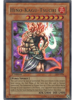 Hino-Kagu-Tsuchi - LOD-070 - Ultra Rare 1st Edition