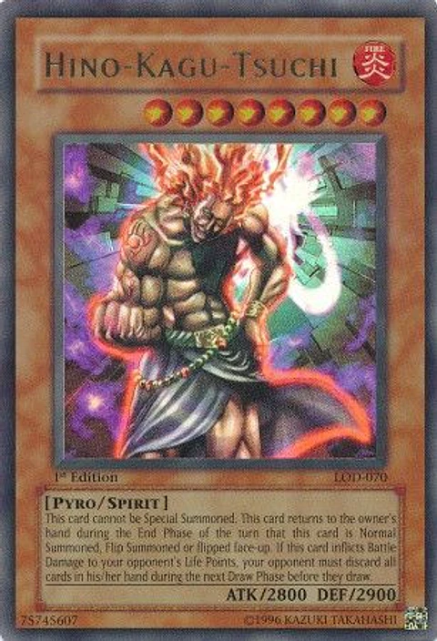 Hino-Kagu-Tsuchi - LOD-070 - Ultra Rare 1st Edition
