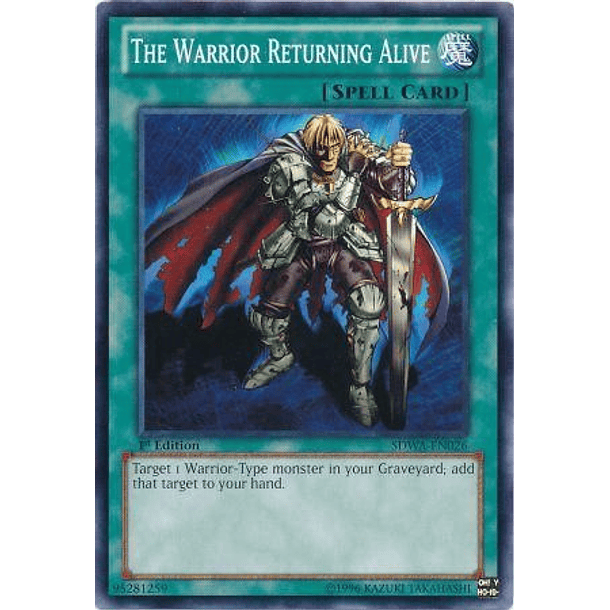 The Warrior Returning Alive - SDWA-EN026 - Common