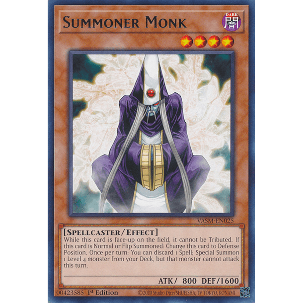 Summoner Monk - VASM-EN025 - Rare