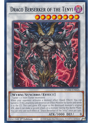 Draco Berserker of the Tenyi - VASM-EN026 - Rare