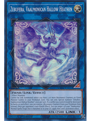 Zebufera, Vaalmonican Hallow Heathen - VASM-EN034 - Super Rare