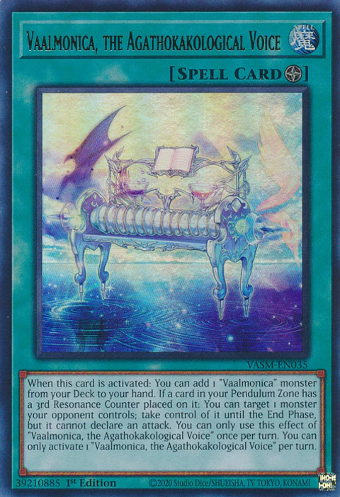 Vaalmonica, the Agathokakological Voice - VASM-EN035 - Ultra Rare 