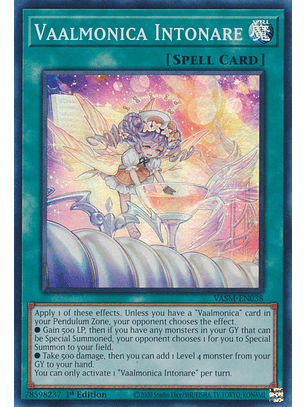 Vaalmonica Intonare - VASM-EN038 - Super Rare