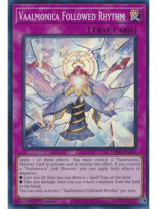 Vaalmonica Followed Rhythm - VASM-EN039 - Super Rare