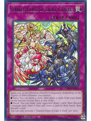 Stained Glass of Light & Dark - VASM-EN045 - Rare 