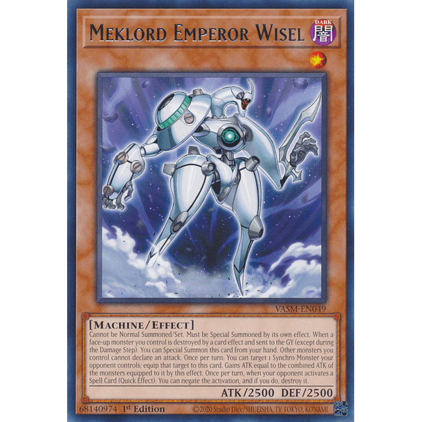 Meklord Emperor Wisel - VASM-EN049 - Rare