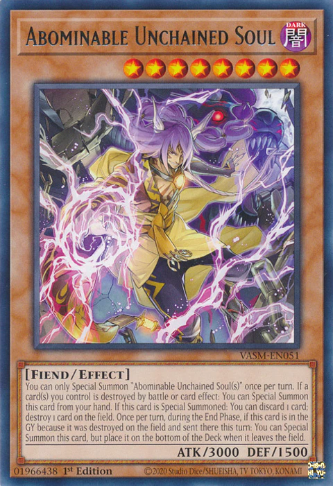 Abominable Unchained Soul - VASM-EN051 - Rare