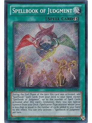 Spellbook of Judgment - LTGY-EN063 - Secret Rare 1st Edition