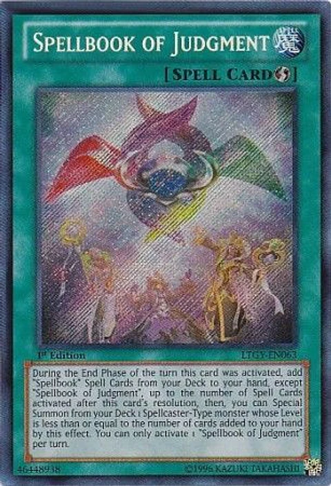 Spellbook of Judgment - LTGY-EN063 - Secret Rare 1st Edition