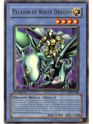 Paladin of White Dragon - MFC-026 - Ultra Rare Unlimited