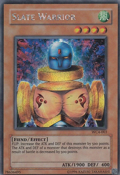 Slate Warrior - WC4-003 - Secret Rare