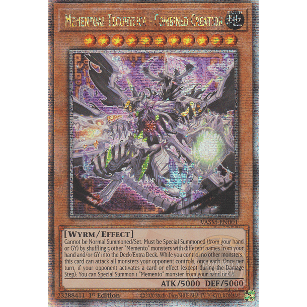 Mementoal Tecuhtlica - Combined Creation - VASM-EN001 - Quarter Century Secret Rare