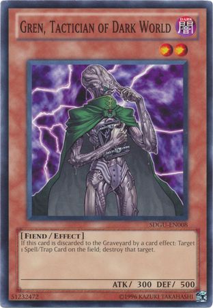 Gren, Tactician of Dark World - SDGU-EN008 - Common 1