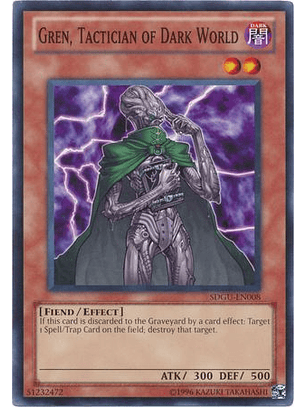 Gren, Tactician of Dark World - SDGU-EN008 - Common