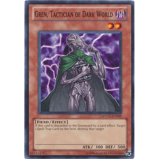 Gren, Tactician of Dark World - SDGU-EN008 - Common