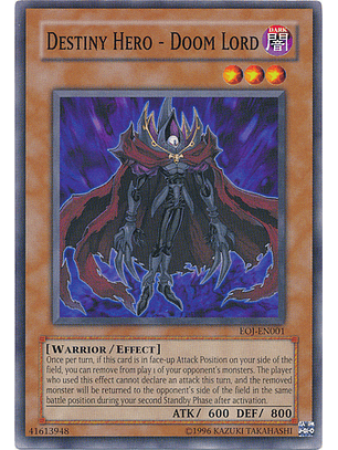 Destiny Hero - Doom Lord - EOJ-EN001 - Common