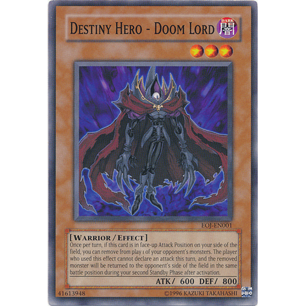 Destiny Hero - Doom Lord - EOJ-EN001 - Common