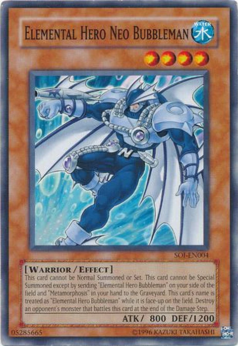Elemental Hero Neo Bubbleman - SOI-EN004 - Common