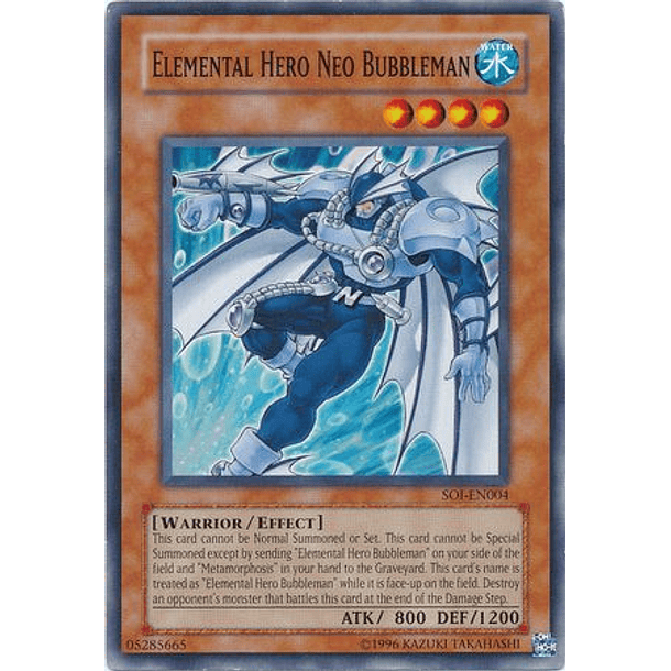 Elemental Hero Neo Bubbleman - SOI-EN004 - Common