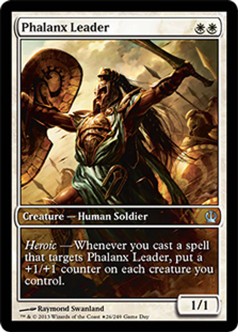 Phalanx Leader (Theros Game Day) (Full-Art) - THR - U