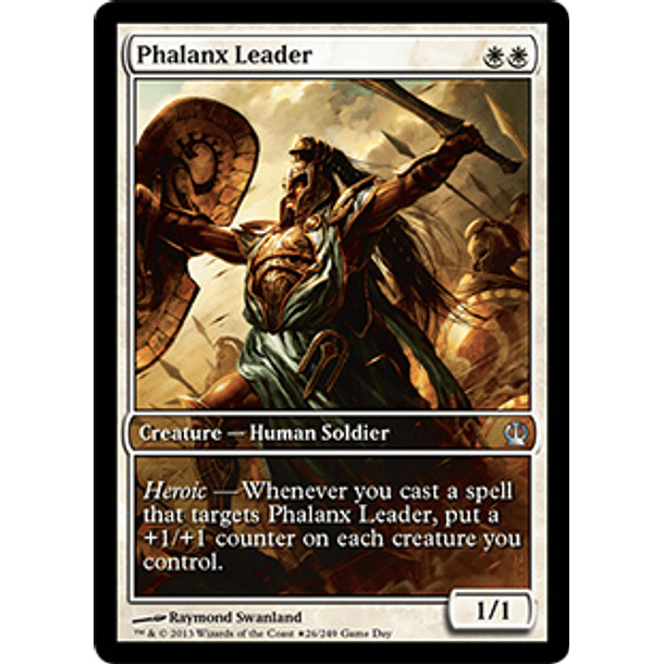 Phalanx Leader (Theros Game Day) (Full-Art) - THR - U