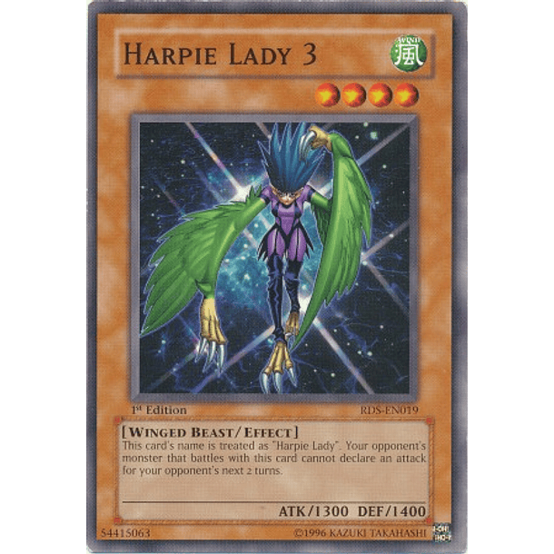 Harpie Lady 3 - RDS-EN019 - Common
