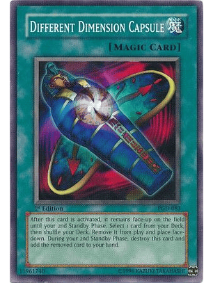 Different Dimension Capsule - PGD-083 - Common 