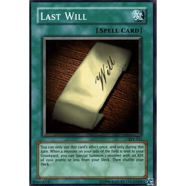 Last Will - SYE-031 - Common