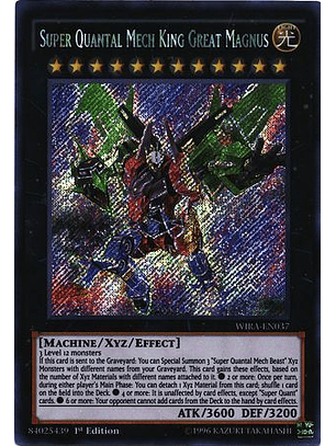 Super Quantal Mech King Great Magnus - WIRA-EN037 - Secret Rare