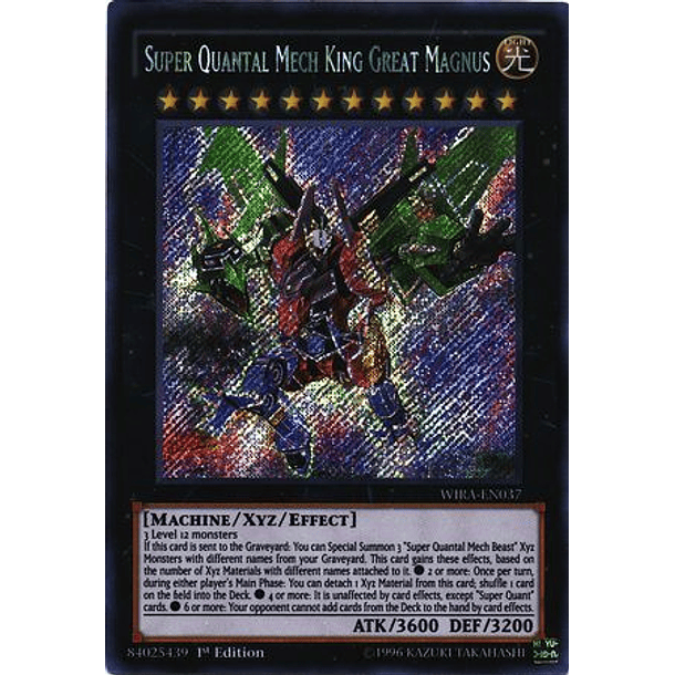 Super Quantal Mech King Great Magnus - WIRA-EN037 - Secret Rare