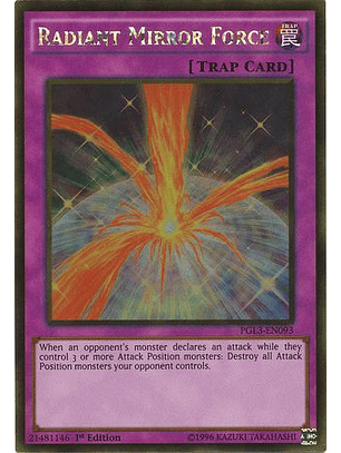 Radiant Mirror Force - PGL3-EN093 - Gold Rare