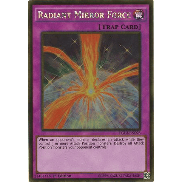 Radiant Mirror Force - PGL3-EN093 - Gold Rare