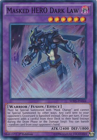 Masked Hero Dark Law - SDHS-EN044 - Super Rare  1