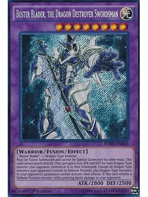 Buster Blader, the Dragon Destroyer Swordsman - BOSH-EN045 - Secret Rare