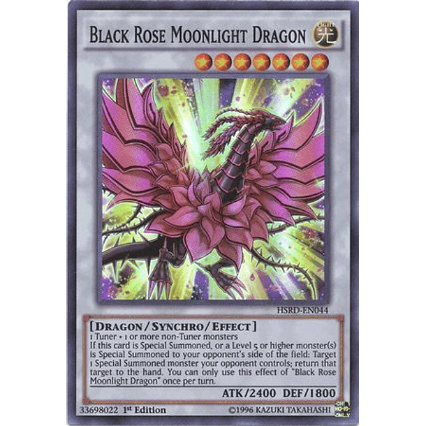 Black Rose Moonlight Dragon - HSRD-EN044 - Super Rare