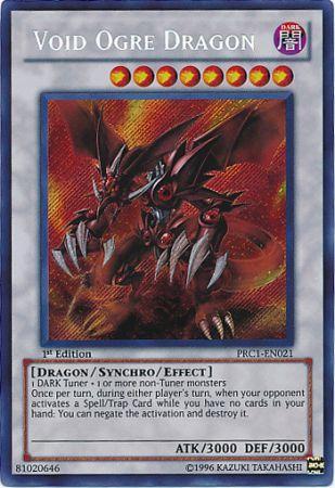 Void Ogre Dragon - PRC1-EN021 - Secret Rare 1