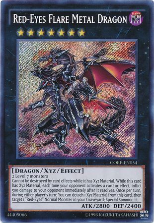 Red-Eyes Flare Metal Dragon - CORE-EN054 - Secret Rare 1