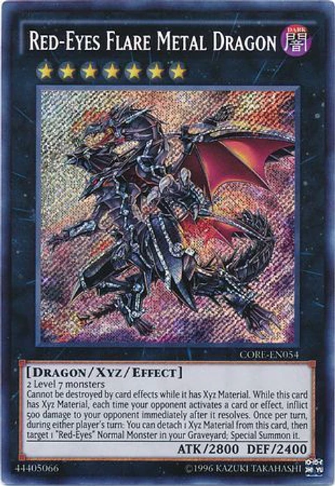 Red-Eyes Flare Metal Dragon - CORE-EN054 - Secret Rare