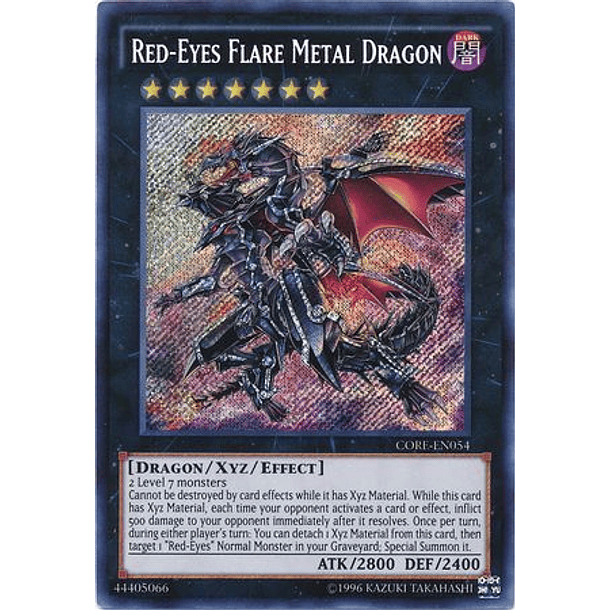 Red-Eyes Flare Metal Dragon - CORE-EN054 - Secret Rare