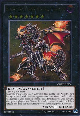 Ultimate Rare - Red-Eyes Flare Metal Dragon - CORE-EN054 1