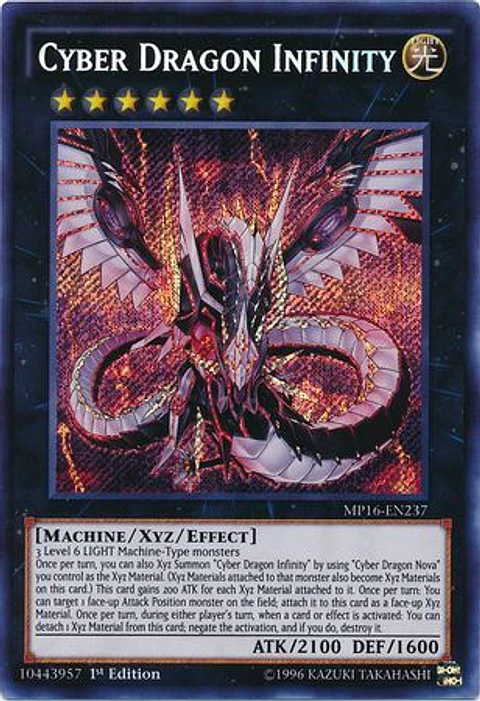 Cyber Dragon Infinity - MP16-EN237 - Secret Rare (español)