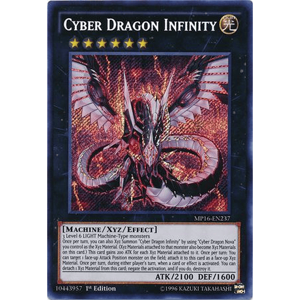 Cyber Dragon Infinity - MP16-EN237 - Secret Rare (español)