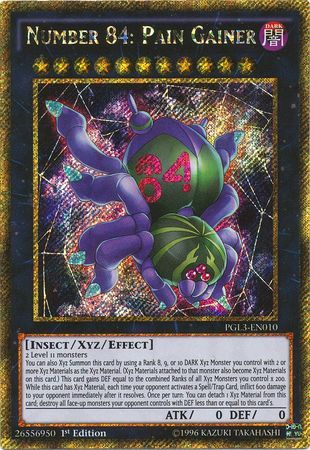 Number 84: Pain Gainer - PGL3-EN010 - Gold Secret Rare  1